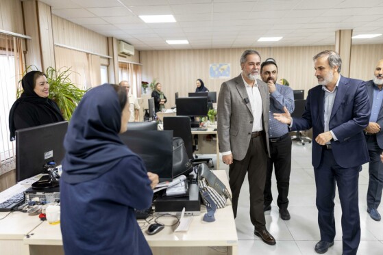 بازدید رییس سازمان سینمایی کشور از روزنامه ایران