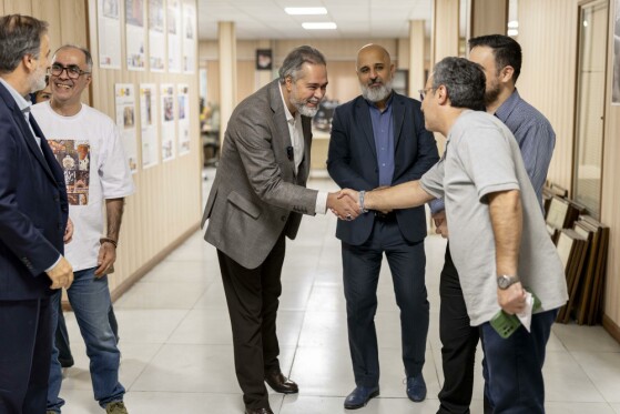 بازدید رییس سازمان سینمایی کشور از روزنامه ایران