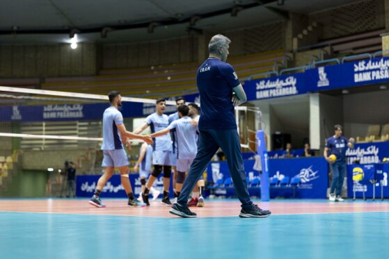 آخرین تمرین تیم ملی والیبال زیر ۲۱ سال مردان قبل از اعزام به مسابقات جهانی