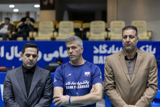 آخرین تمرین تیم ملی والیبال زیر ۲۱ سال مردان قبل از اعزام به مسابقات جهانی