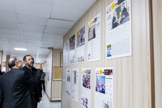 بازدید رئیس شورای عالی استان ها از روزنامه ایران