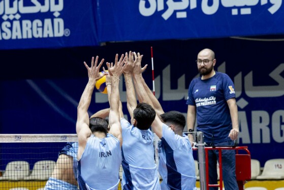 آخرین تمرین تیم ملی والیبال زیر ۲۱ سال مردان قبل از اعزام به مسابقات جهانی