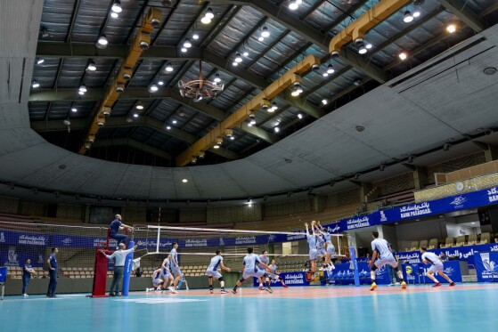 آخرین تمرین تیم ملی والیبال زیر ۲۱ سال مردان قبل از اعزام به مسابقات جهانی