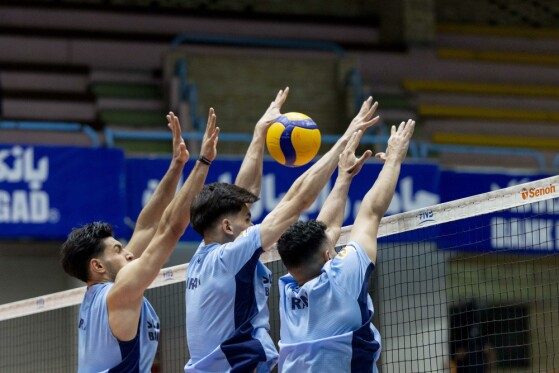 آخرین تمرین تیم ملی والیبال زیر ۲۱ سال مردان قبل از اعزام به مسابقات جهانی