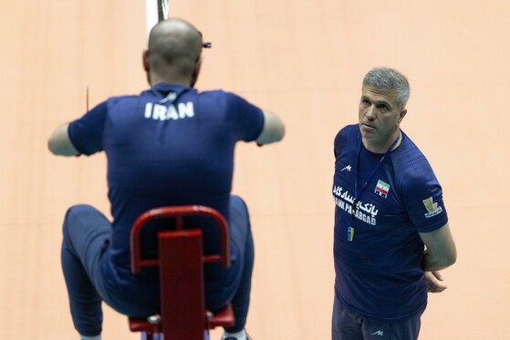 آخرین تمرین تیم ملی والیبال زیر ۲۱ سال مردان قبل از اعزام به مسابقات جهانی