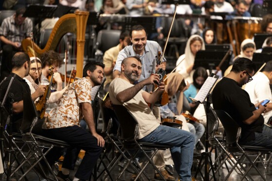 تمرین ارکستر سمفونیک تهران