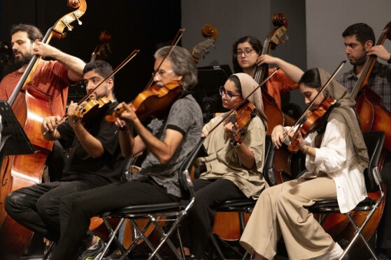 تمرین ارکستر سمفونیک تهران