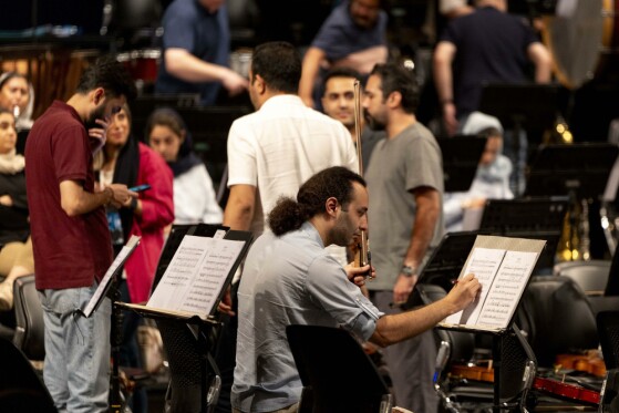 تمرین ارکستر سمفونیک تهران