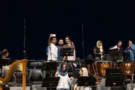 تمرین ارکستر سمفونیک تهران