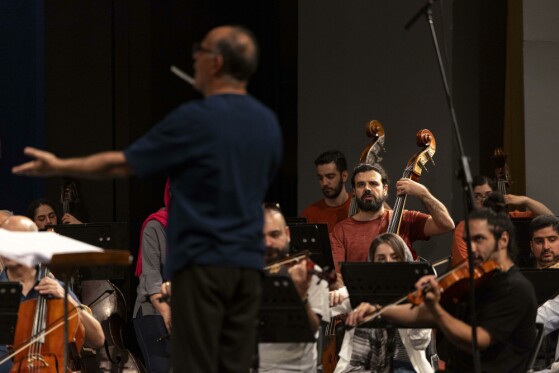 تمرین ارکستر سمفونیک تهران