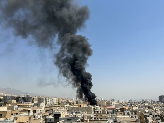 آتش سوزی ضایعات در  غرب تهران