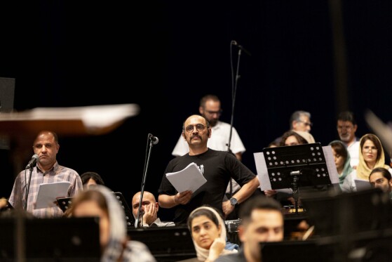 تمرین ارکستر سمفونیک تهران