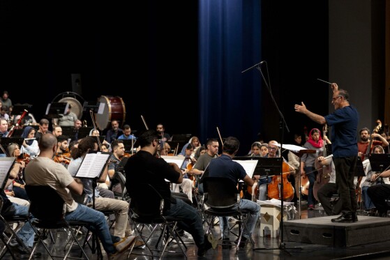 تمرین ارکستر سمفونیک تهران