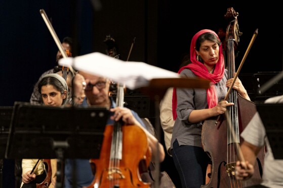 تمرین ارکستر سمفونیک تهران