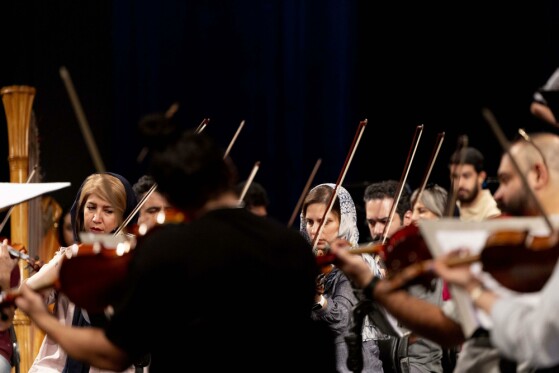 تمرین ارکستر سمفونیک تهران