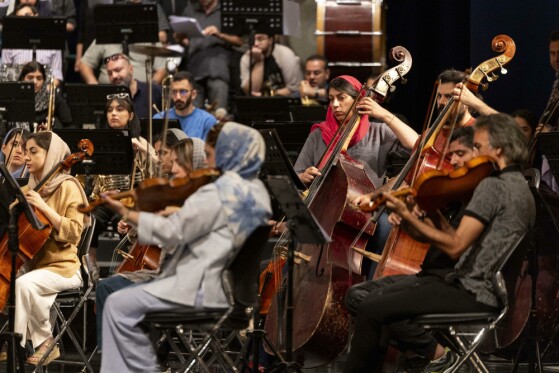 تمرین ارکستر سمفونیک تهران