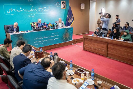 نشست خبری سیدعباس صالحی وزیر فرهنگ و ارشاد اسلامی