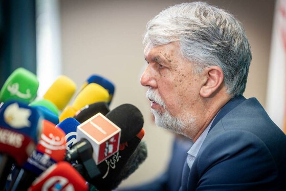 نشست خبری سیدعباس صالحی وزیر فرهنگ و ارشاد اسلامی