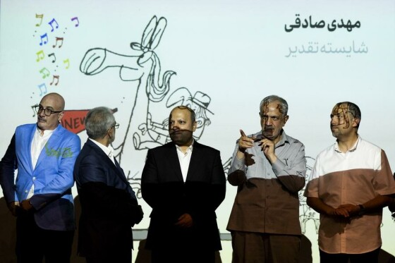 آیین اختتامیه جشنواره کاریکاتور باج نیوزها