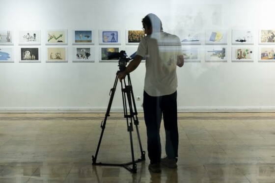 آیین اختتامیه جشنواره کاریکاتور باج نیوزها