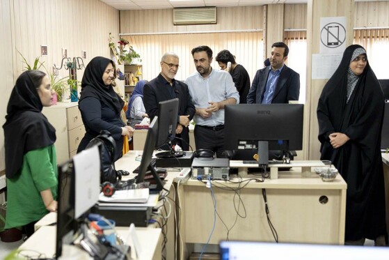 علیاکبر پورجمشیدیان معاون وزیر کشور در تحریریه روزنامه ایران