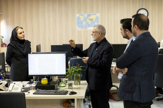 علیاکبر پورجمشیدیان معاون وزیر کشور در تحریریه روزنامه ایران