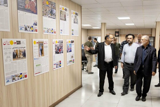 علیاکبر پورجمشیدیان معاون وزیر کشور در تحریریه روزنامه ایران