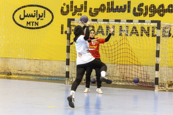 تمرین تیم ملی هندبال زنان