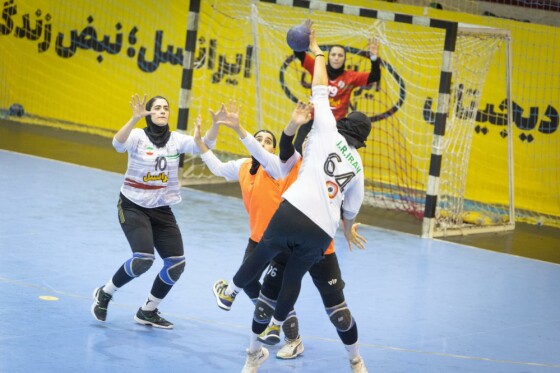 تمرین تیم ملی هندبال زنان