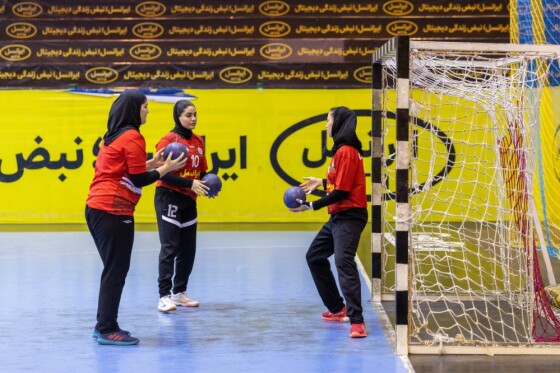 تمرین تیم ملی هندبال زنان
