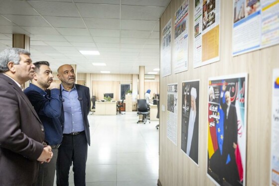 بازدید وزیر تعاون، کار و رفاه اجتماعی و رئیس سازمان بهزیستی از روزنامه ایران