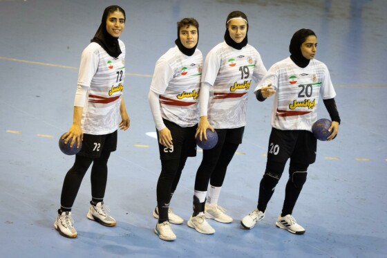تمرین تیم ملی هندبال زنان