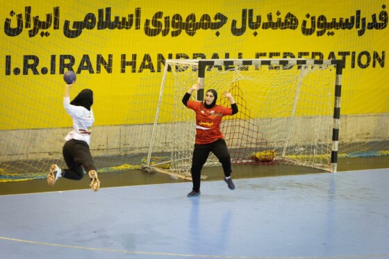 تمرین تیم ملی هندبال زنان