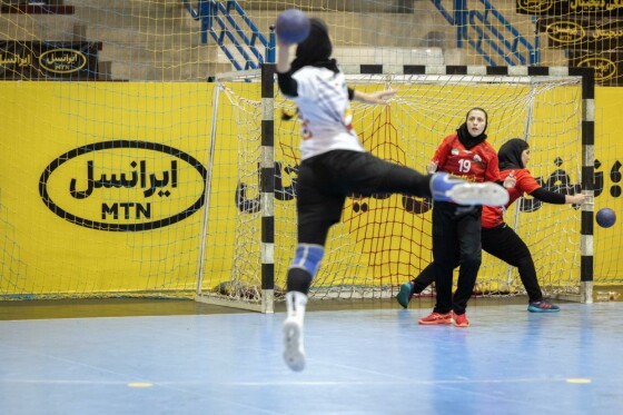 تمرین تیم ملی هندبال زنان