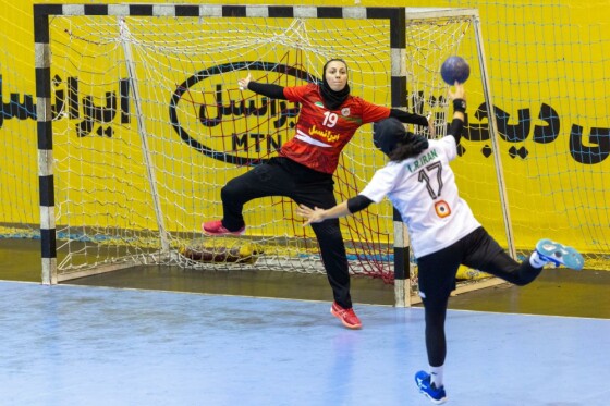 تمرین تیم ملی هندبال زنان