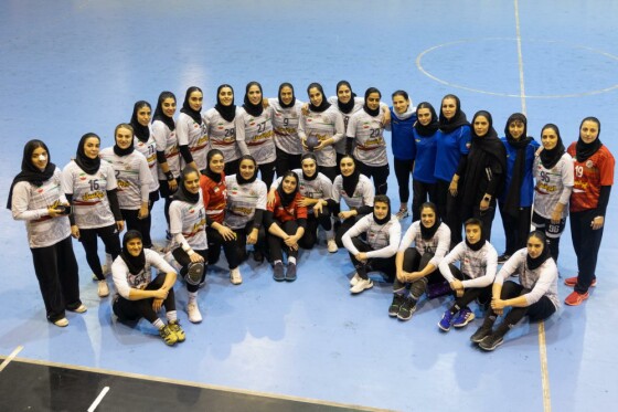 تمرین تیم ملی هندبال زنان