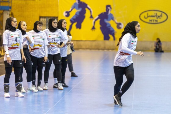 تمرین تیم ملی هندبال زنان