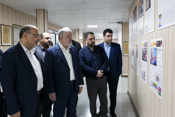 بازدید استاندار تهران از روزنامه ایران