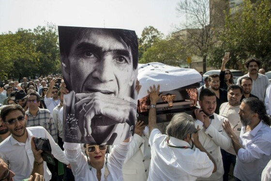 تشییع پیکر زنده یاد ناصر تقوایی