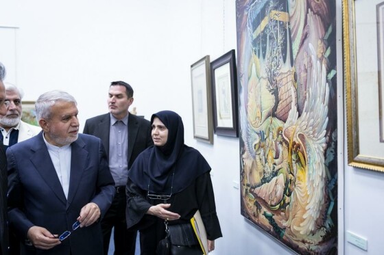 افتتاحیه نمایشگاه همای نگارگری ایران