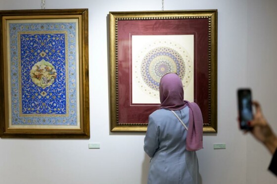 افتتاحیه نمایشگاه همای نگارگری ایران