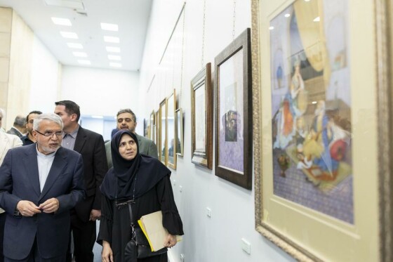 افتتاحیه نمایشگاه همای نگارگری ایران