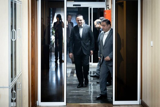 بازدید رضا مسرور از روزنامه ایران