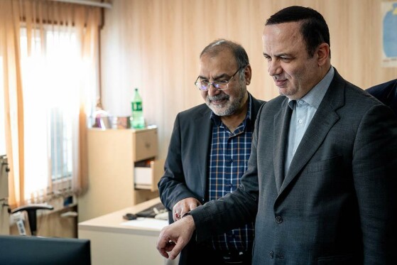 بازدید رضا مسرور از روزنامه ایران