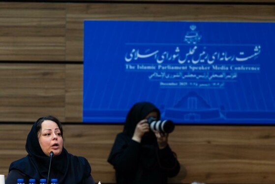 نشست خبری رییس مجلس شورای اسلامی