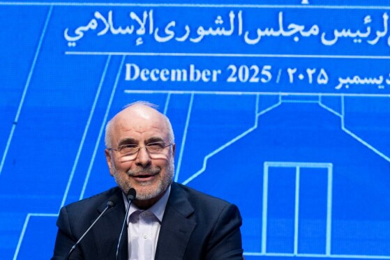 نشست خبری رییس مجلس شورای اسلامی