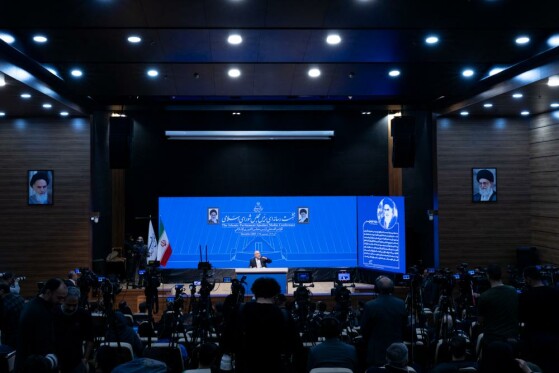 نشست خبری رییس مجلس شورای اسلامی