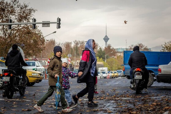 تهران بارانی شد