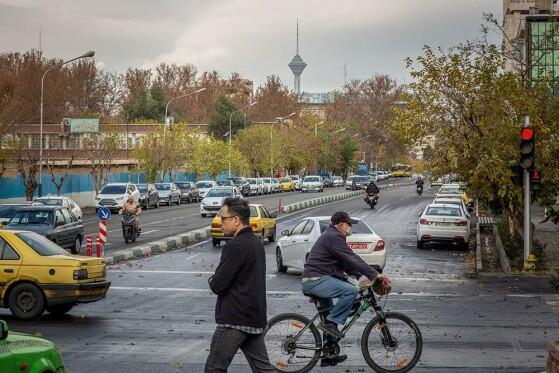 تهران بارانی شد