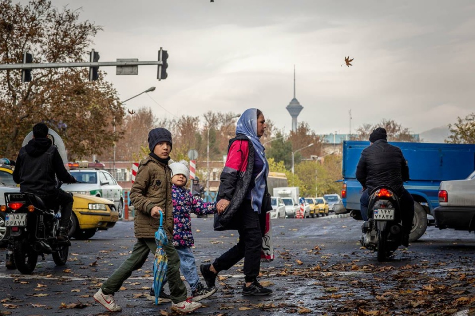 تهران بارانی شد